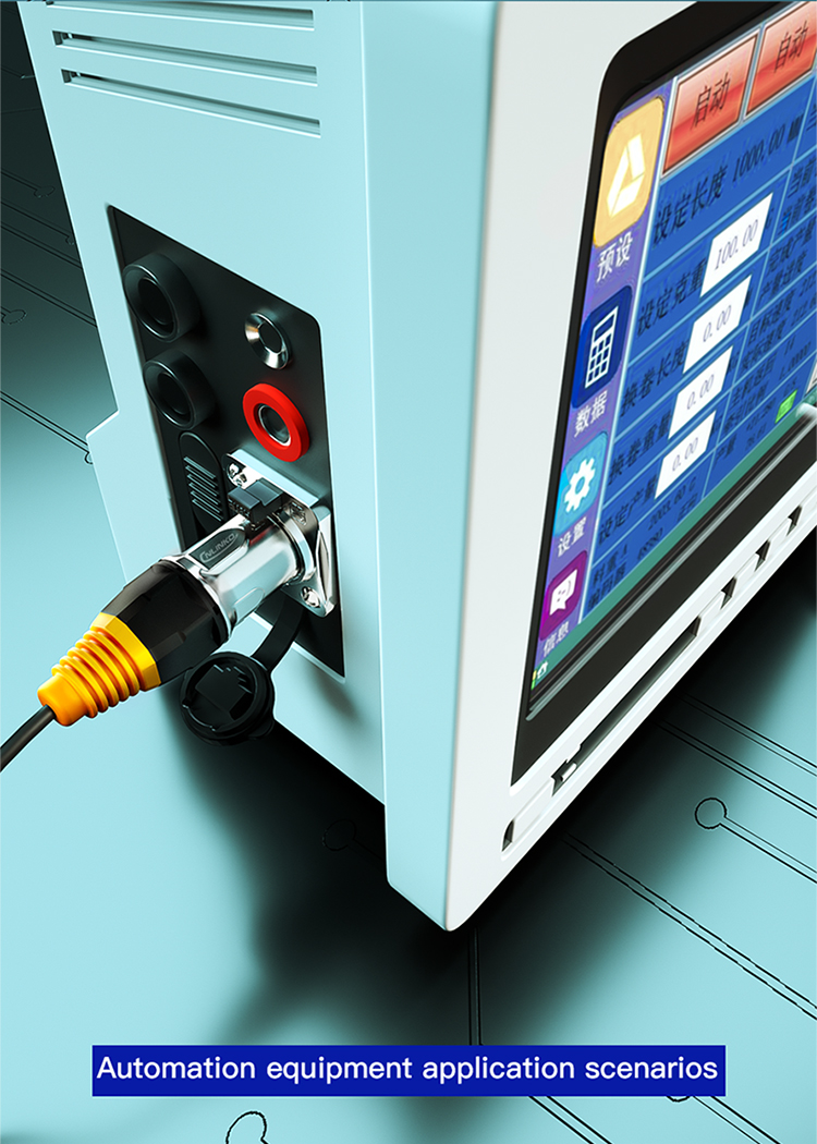 Waterproof Ip67 Cat6 Modular Plug RJ45 Plug Cat6 Utp RJ45 Plug for Led Rental Display Connector