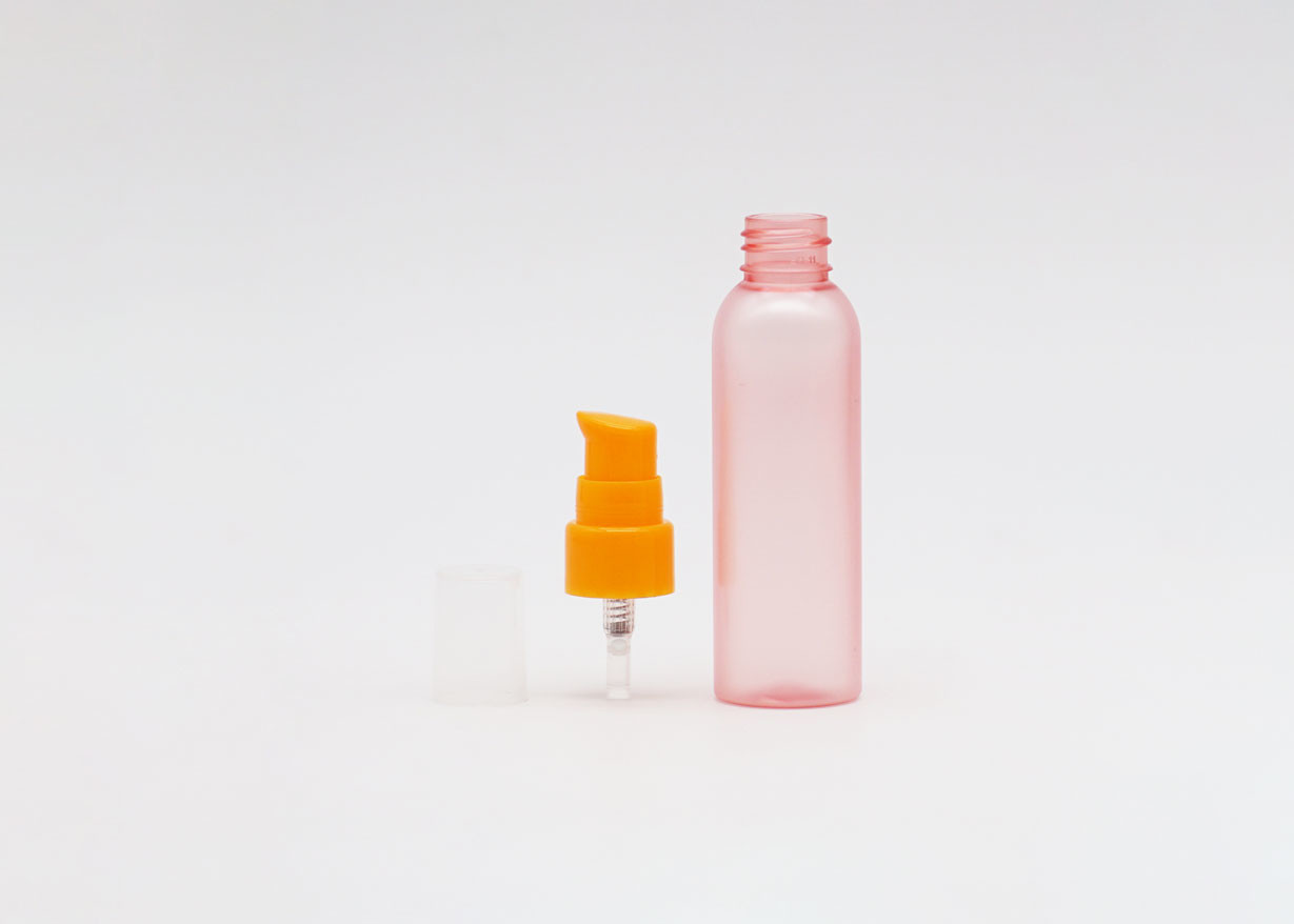 30ml Frosted Hot Pink Cosmetic Spray Bottle With Flat Shoulder