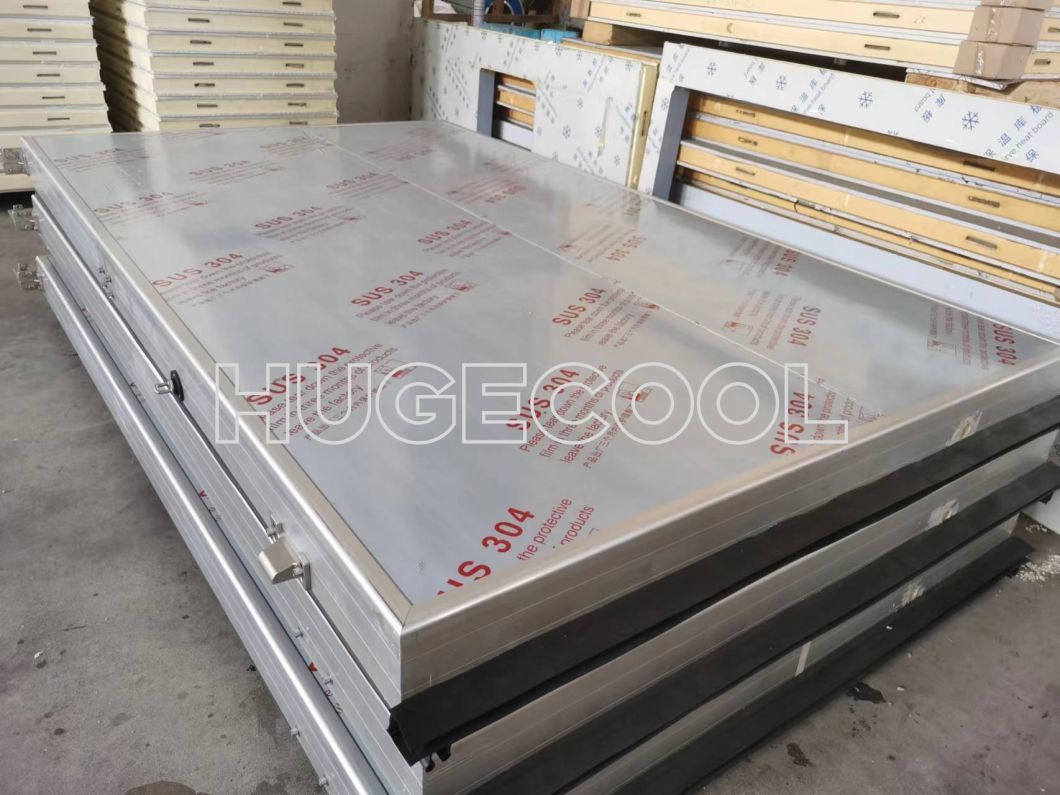 Walk in Freezer Sliding Door/Cold Storage Room Sliding with PVC Curtain