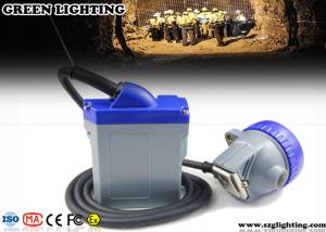 China Rechargeable Miners Headlamp 3 Watt Main Light 6600mAH Li - Ion Battery wholesale