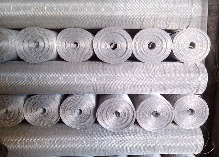 0.5-3m Width Hot Dipped Galvanized Square Wire Mesh , Galvanized Hardware Cloth