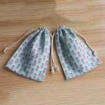 Gift Packaging Linen Fabric Packaging Drawstring Bag