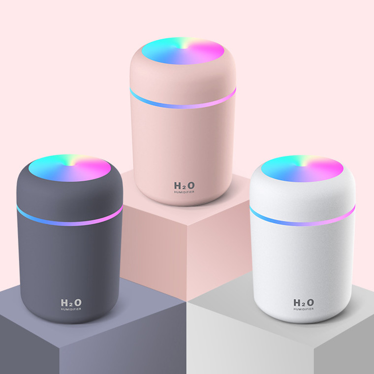 Timing Function 300ml Portable USB Powered Ultrasonic Spray Mist H2O Air Humidifier