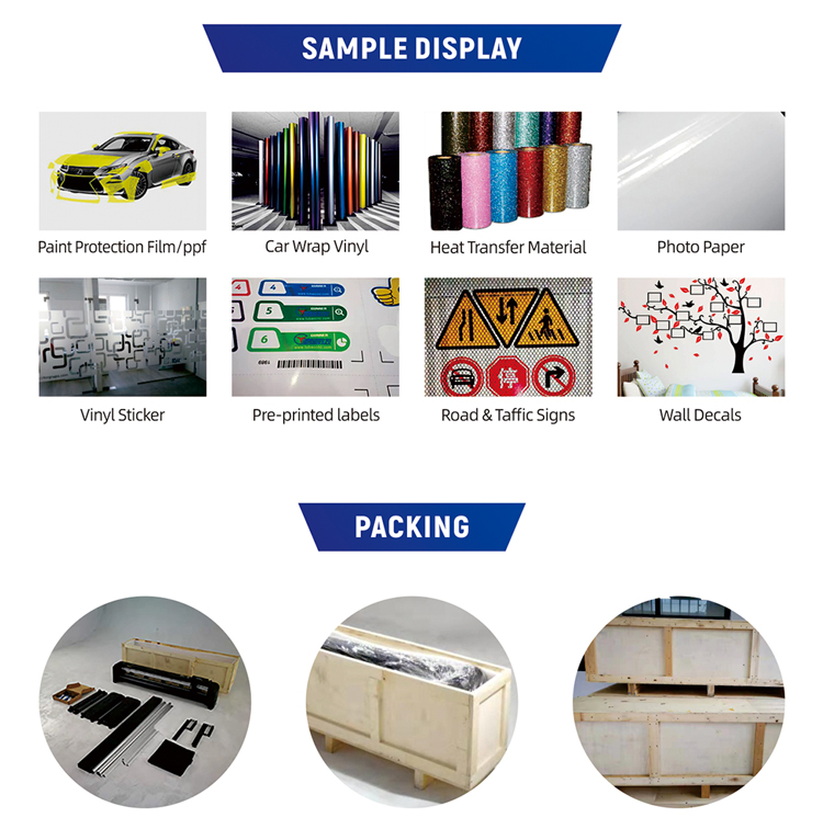 USB 80mm Width Servo Contour Cut Plotter for Car Sticker Cutting PPF Plotter Vinyl Cutter Plotter Machine GR8000-140