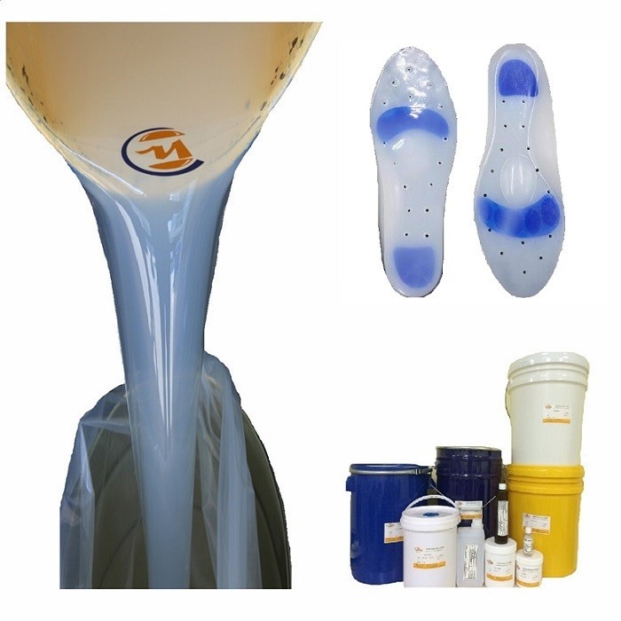 5 Shore A Translucent Soft Shoe Insole​ Casting Platinum RTV2 Liuqid Silicone Rubber