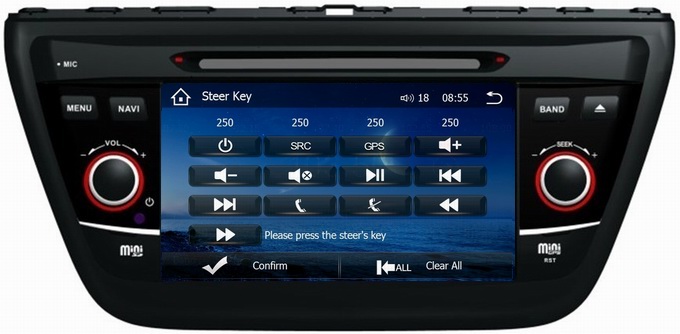 car multimedia entertainment for Suzuki SX4 (2014) with car gps navigation OCB-0706