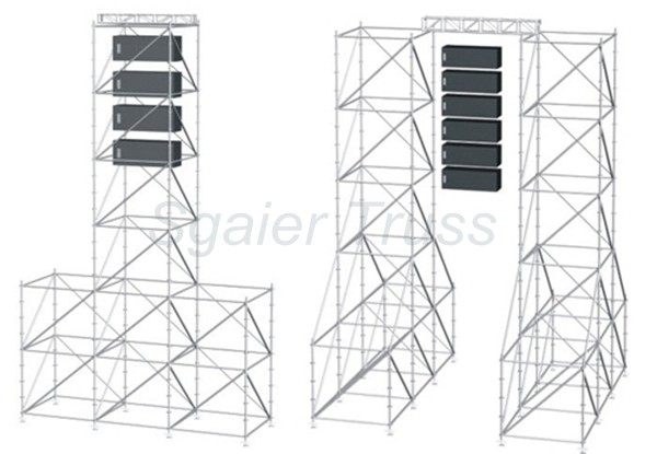 1m Outdoor Scaffolding Layer Truss For Hanging Sound Speaker