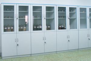 China CE Verified Pharmacy Medicine Cabinet Full Wood Structure For Hospital wholesale