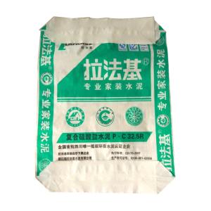 China Hot Sale 25KG 40KG 50KG Ad Star Bags PP Block Bottom Bag Cement Valve Bags Cement Sack wholesale