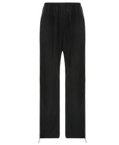 China Oem Apparel Manufacturers Women'S High Waist Loose Drawstring Hem Casual Pants wholesale