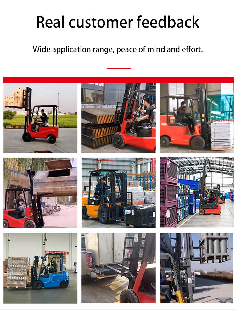 1.8ton 2500 Kg 24v100ah Tyre 2.5 T Dc Motor 3t Narrow Freight Trucks 2t Capacity Wheel Electric Forklift 4 Wheels Lithiu
