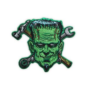 China Sew On Clothing Embroidered Patches Customized Motorcycle Club Logo Sustainable wholesale