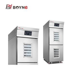 China 18 Trays Bakery Processing Equipment Vertical Kitchen Freezer Chiller Bread Dough Proofer Single Door wholesale