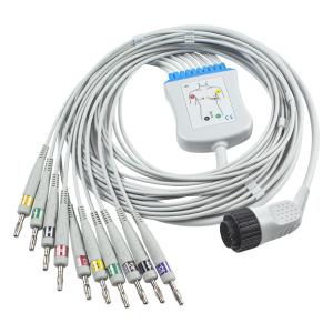 China Kenz EKG Cable PC-104 63050074 63050075 16pin IEC 4.0 Banana Connector wholesale