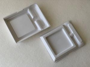 China 100% Renewable Virgin Fiber Paper Tray Sustainable Custom Compostable Packaging wholesale