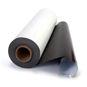 China Receptive White Magnetic Sheet Roll Magnetic Vinyl Roll Outdoor Use wholesale