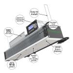 OEM 320w LED Toplighting Grow Light All Year Round Medical Plant Growing Lights