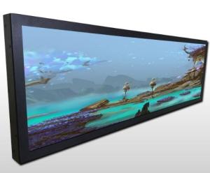 China Commercial Stretched Bar LCD Advertising Panel For Goods Shelves wholesale