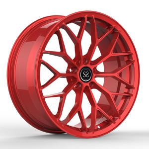 China Red Custom 1PC Forged Aluminum Alloy Rims 9.5Jx21 ET31 For Audi Q7 wholesale