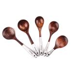 FDA Wooden Cooking Set Shovel No Paint Household Chicken Wing