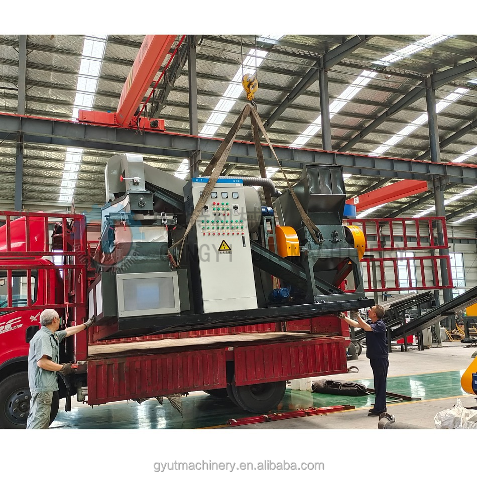 Scrap Cable Crusher Copper Wire Granulator Separator Recycling Machine Line for 2000L/H