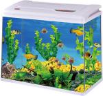 90L Office Bar Counter Aquarium Fish Tank Glass Custom Betta Decoration