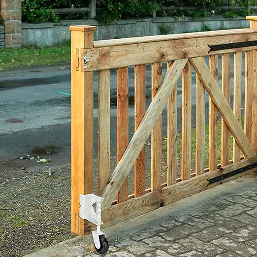 Spring Loaded Gate Caster Wheel Heavy Duty Gate Wheel Gate Fence Support or Wooden Gate
