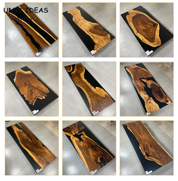 Epoxy Resin Dining Table And Chairs Oak Oval Luxury Dining Room Tables And Chairs Walnut Slab