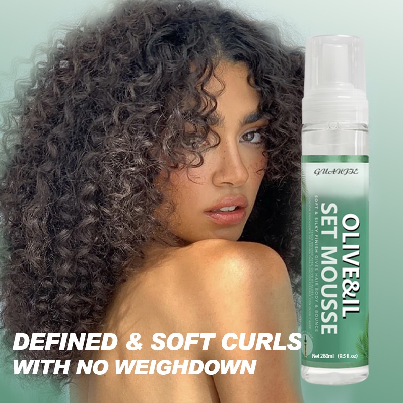Organic Braiding Hair Mousse Strong Hold Fast Styling Anti Frizz Custom Formula