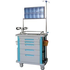 China Mobile Crash Anesthesia ABS Hospital Emergency Trolley wholesale