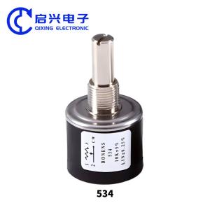 China 534 Multiturn Potentiometer Wirewound Potentiometer 10-Turn Potentiometer 2W Potentiometer wholesale