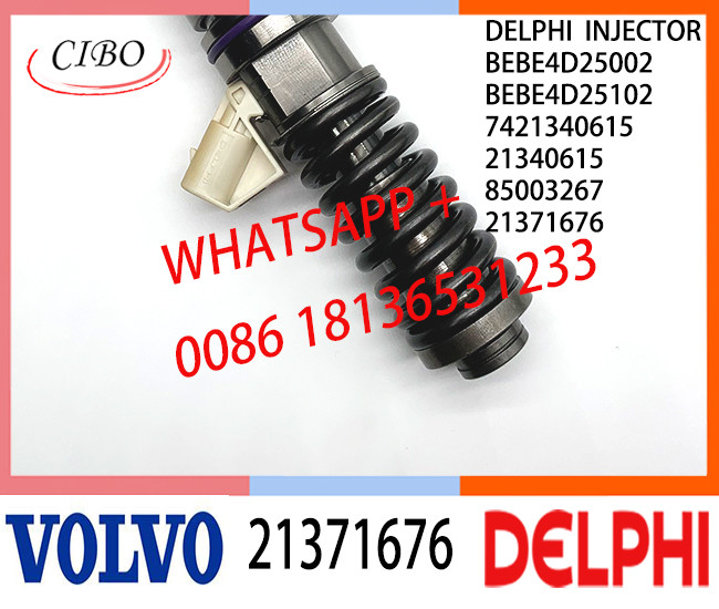 Fuel engine Diesel Injector 21371676 BEBE4D25002 BEBE4D25102 21340615 85003267 E3.18 for VOL MD13 EURO 5 MED POWER