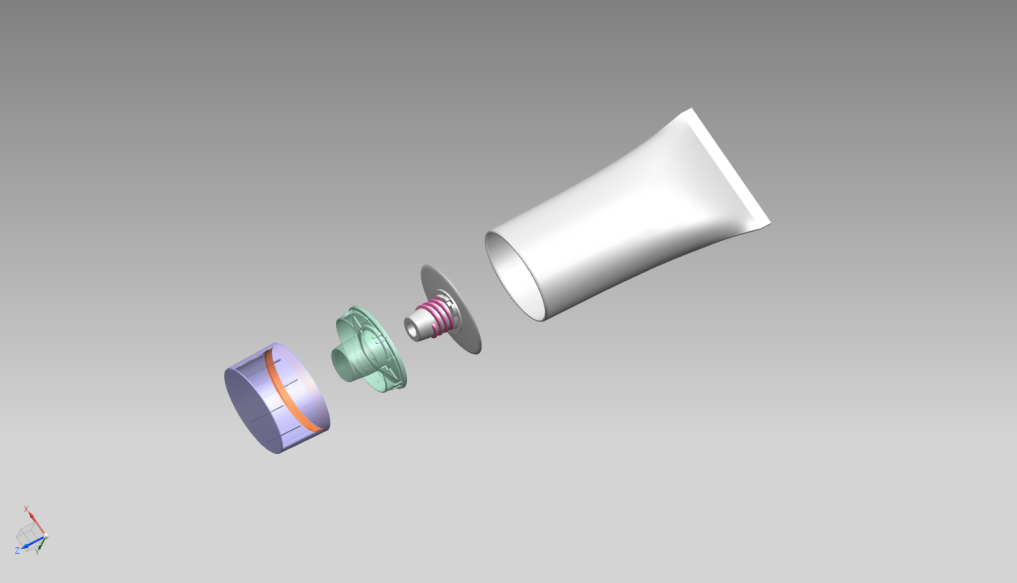 Transparent Plastic Cosmetic Bottle Round Cream Plastic Bottle 250ml / 300ml