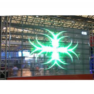 China See through transparent led display window advertising wholesale