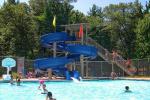 Swimming Pool Game Water Adventure Play Equipment Spiral Fiberglass Slide