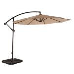 Restaurant Double Patio Umbrella 3M Cantilever Parasol Manual Open