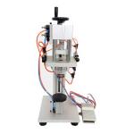 Pneumatic Automatic Perfume Bottle Crimping Machine For Metal Cap Press