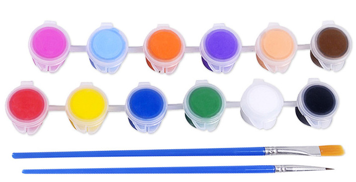 2ml, 3ml, 5ml 7ml 6 colors 8 colors set 12 colors set Acrylic Paint for Kids DIY Painting on Paper, Cloth, Wood, Stone