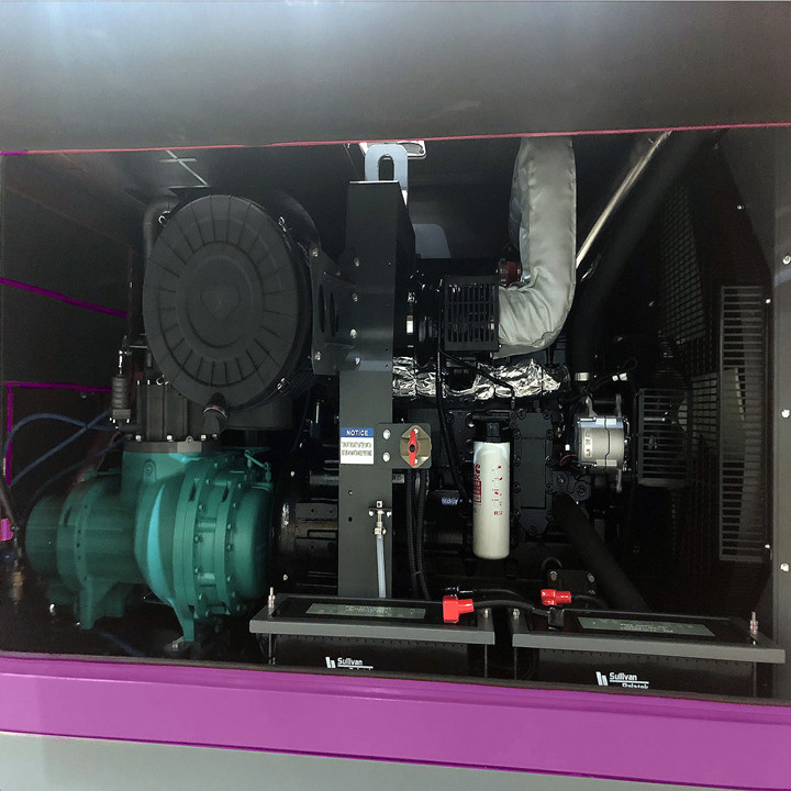 Diesel Driven Screw Air Compressor High Pressure Portable Mining Screw Air Compressor