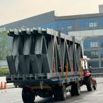 Customized Heavy Duty Steel Truss Structure Fabricated For Bridge