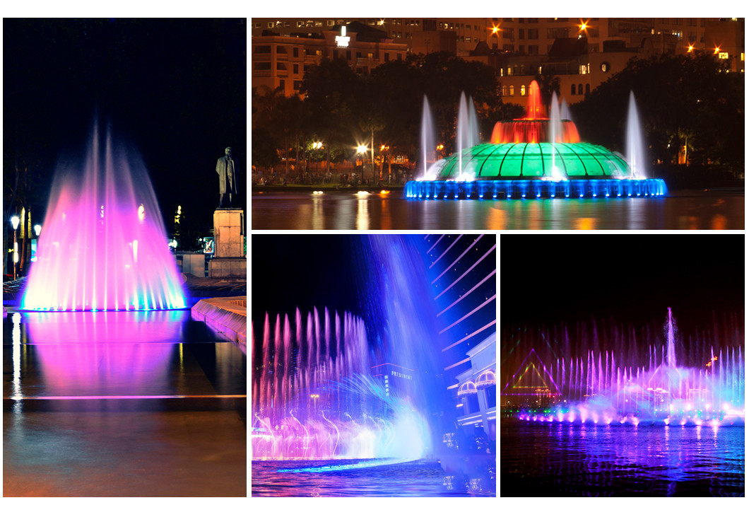 12W SMD3535 SS316L Rgb Led Fountain Light 350lm DMX Control