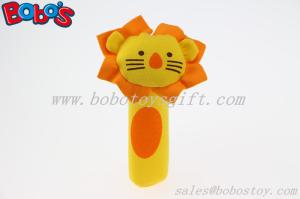 China High Quanlity Soft Infant Lion Toy Plush Baby Stick Toys wholesale