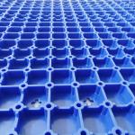 Outdoor Sports Flooring Gray PP Tiles for Volleyball Tennis Badminton and