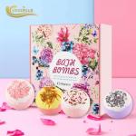 3.5 OZ Plant Dried Flowers Bath Bomb Gift Sets For Woman