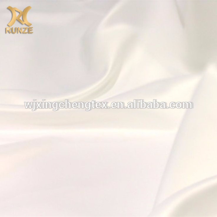 100% Polyester Sateen Cloth Side To Side Stretch and Shiny Satin Fabric for Lady Dress