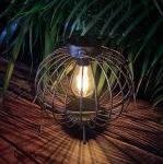 Windproof 8.11 Inch LED Solar Hanging Lights
