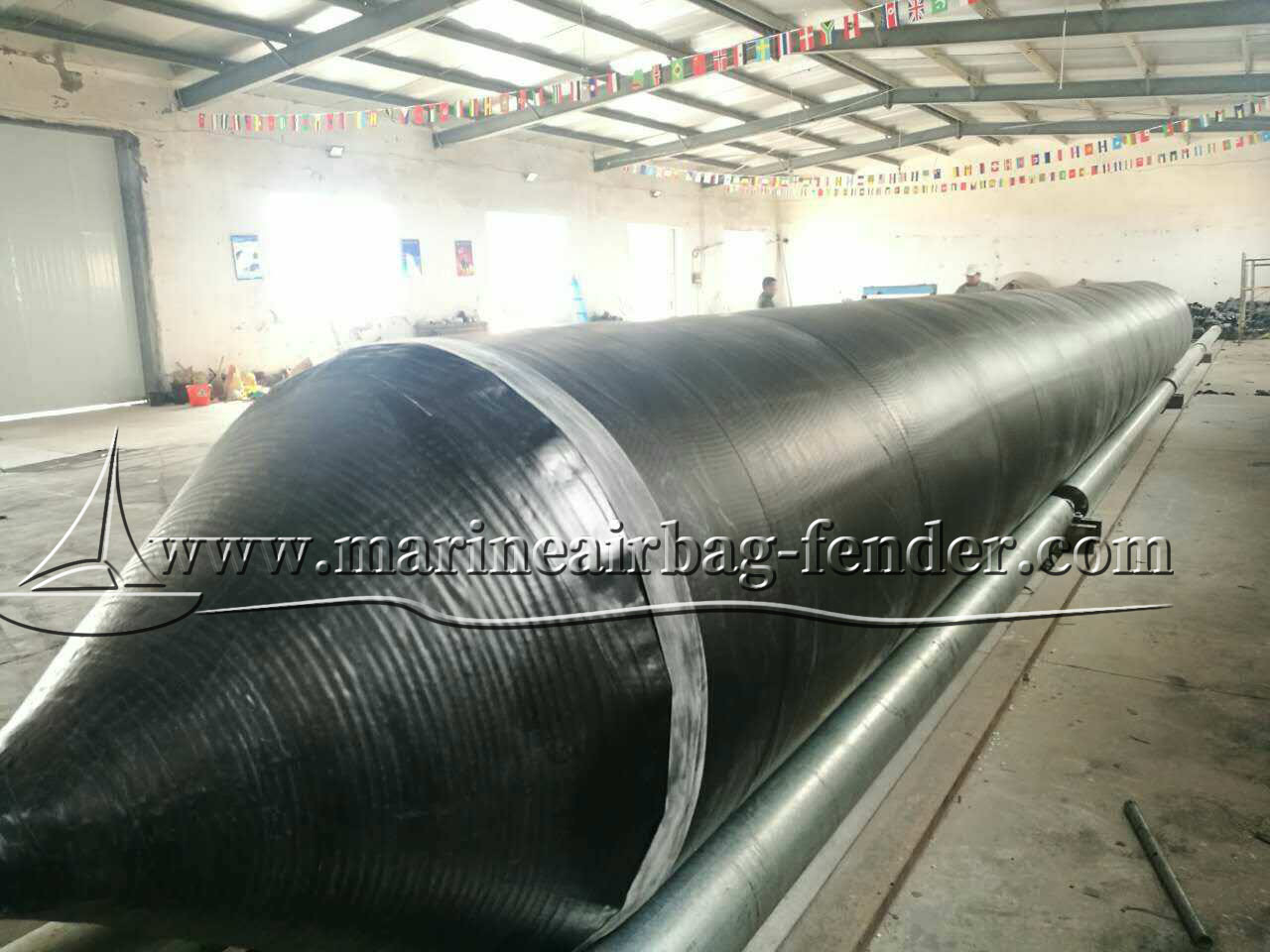 Natural Rubber Marine Airbag Customized Size With Ccs Bv Certificate