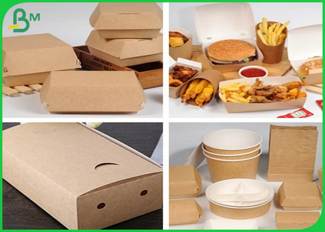 100% Food Safety 325gram 360gram Coated Recycled Paperboard For Making Lunch Box 