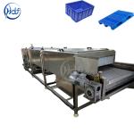 Efficient Transfer Box Plastic Crate Washing Machine , High Pressure Washing