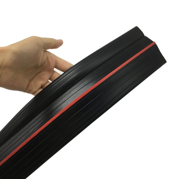 Wind-Resistant Water Barrier Rubber Garage Door Threshold Trim Durable for 5 Years